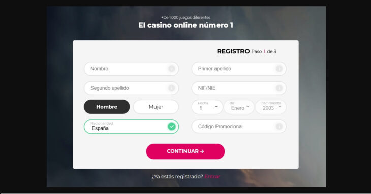 registro casino con apple pay