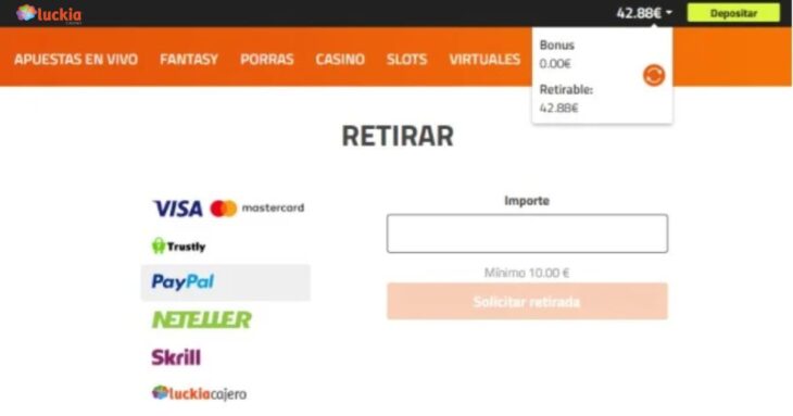 casino con paypal Luckia