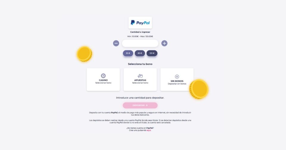 depósitos en Casino Gran Madrid con Paypal