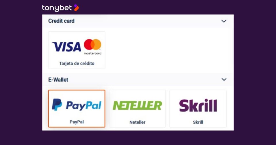 el casino tonybet acepta paypal