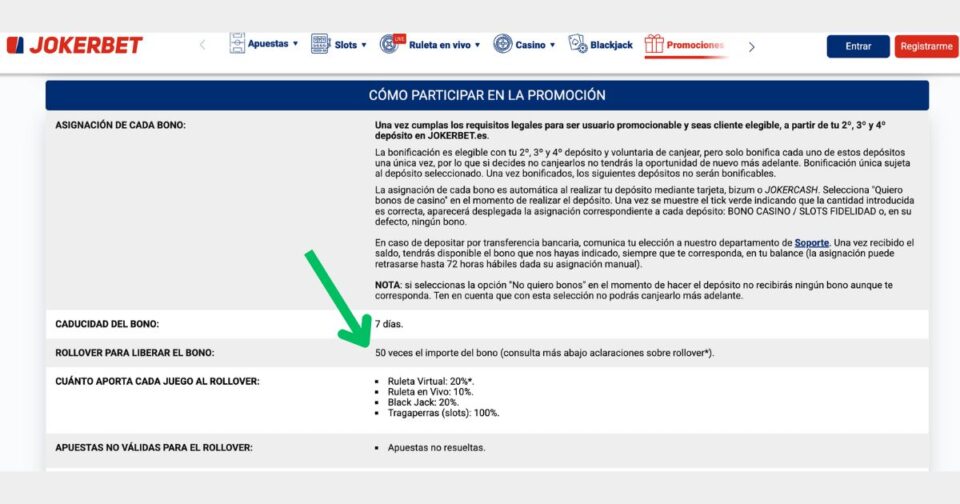 requistos de apuesta bono bienvenida